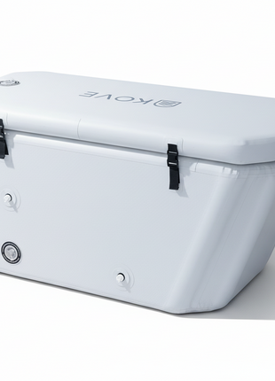 KOVE Elite Ice Bath – Premium Ergonomic Reclined Cold Plunge - Full Body Immersion - 450L (Chiller Compatible)