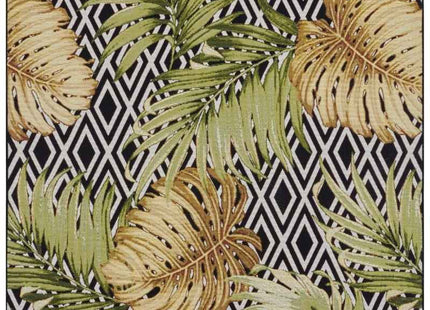 Indoor-Outdoor Leaves Rug