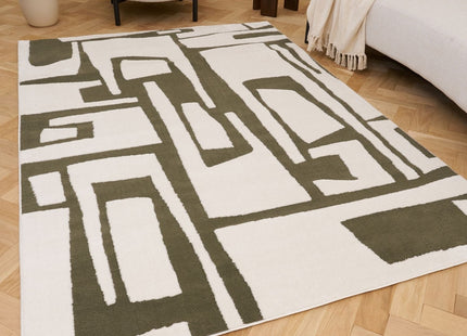 Loft Abstract Green Rug