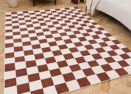 Loft Checkerboard Terra Rug