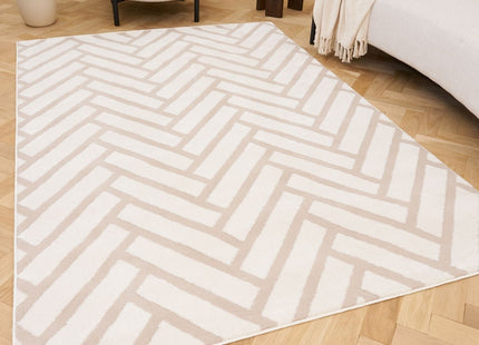 Loft Chevron Beige Rug