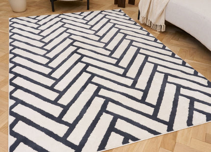 Loft Chevron Blue Rug