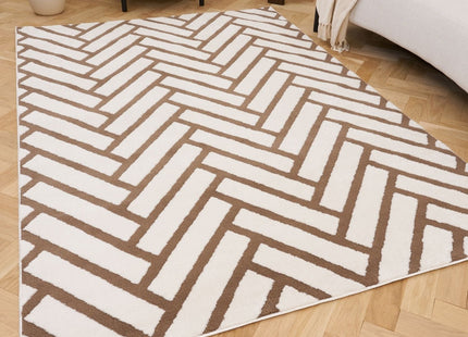 Loft Chevron Brown Rug