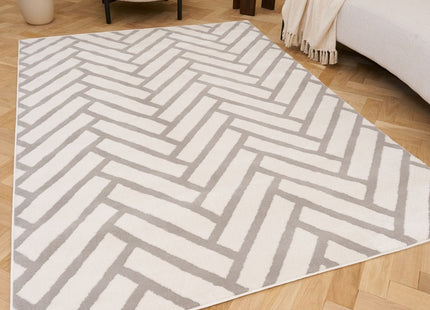 Loft Chevron Grey Rug