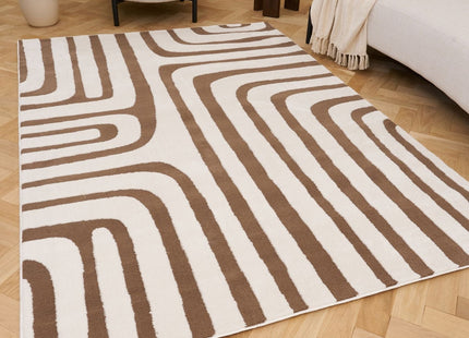 Loft Geometric Brown Rug