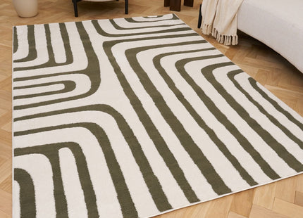 Loft Geometric Green Rug