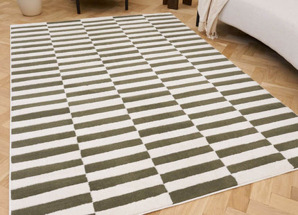 Loft Striped Green Rug