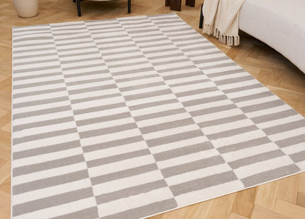 Loft Striped Grey Rug