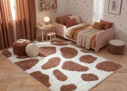 Moodi Shaggy Terra Froth Rug