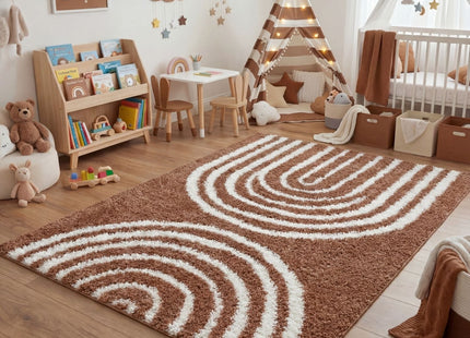 Moodi Shaggy Terra Tawny Rug