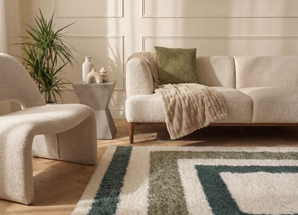 Moodi Shaggy Green Marina Rug