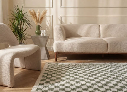 Moodi Shaggy Green Lunel Rug