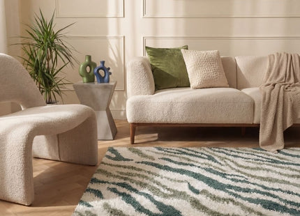 Moodi Shaggy Green Nyra Rug