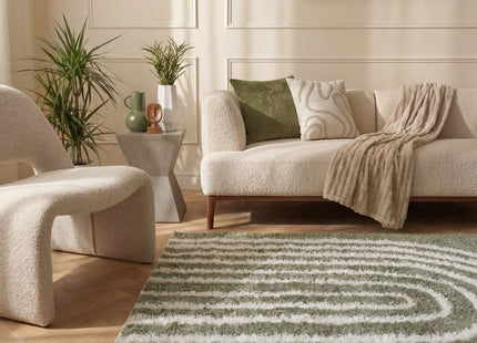 Moodi Shaggy Green Reverie Rug