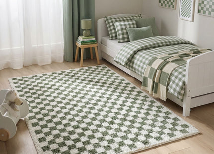 Moodi Shaggy Green Lunel Rug