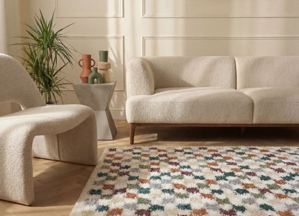 Moodi Shaggy Multicolour Pulseway Rug