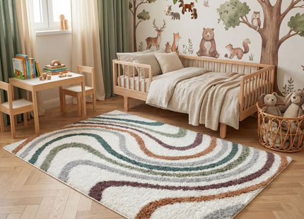 Moodi Shaggy Multicolour Mirage Rug