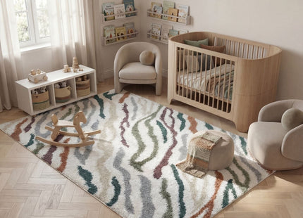 Moodi Shaggy Multicolour Tidecrest Rug