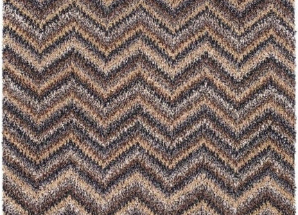 Washable Mat Chevron Design in Multicolour