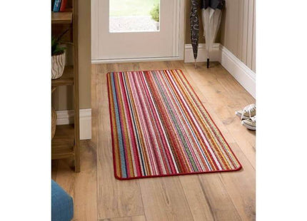 Candy Washable Runner Rug Stripe Design