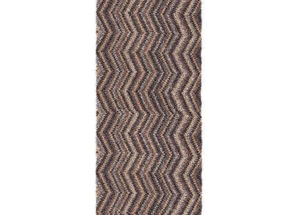 Washable Mat Chevron Design in Multicolour