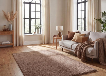 Myshaggy Solid Beige Rug