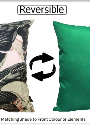 OLIVIA ROCCO Banza Waterproof Cushion Covers 43 x 43 cm Reversible Breathable Decorative