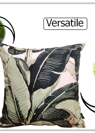OLIVIA ROCCO Banza Waterproof Cushion Covers 43 x 43 cm Reversible Breathable Decorative