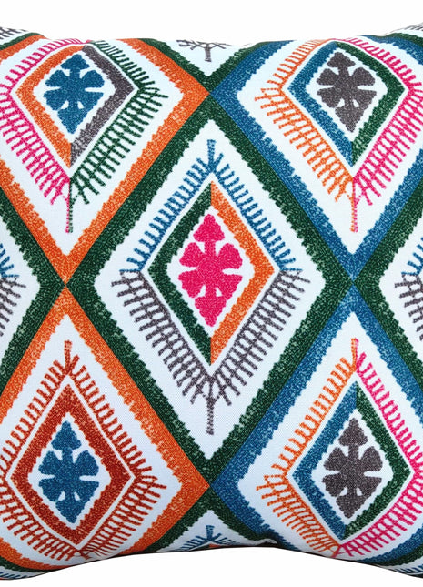 OLIVIA ROCCO Vibrant Meze Outdoor Waterproof Cushion Covers 43 x 43 cm Garden Patio