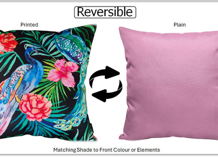 OLIVIA ROCCO Peacock Waterproof Cushion Covers 43 X 43 CM Reversible Breathable Bedroom Refresh Sofa Accent