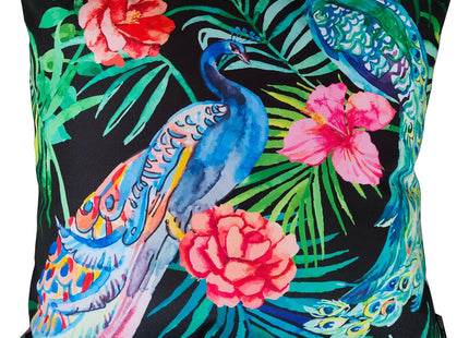 OLIVIA ROCCO Peacock Waterproof Cushion Covers 43 X 43 CM Reversible Breathable Bedroom Refresh Sofa Accent