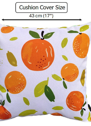 OLIVIA ROCCO Summer Fruits Waterproof Cushion Covers 43 x 43 cm Reversible Indoor Outdoor