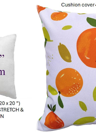 OLIVIA ROCCO Summer Fruits Waterproof Cushion Covers 43 x 43 cm Reversible Indoor Outdoor