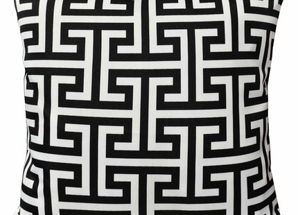 OLIVIA ROCCO Milano Black Waterproof Cushion Covers 43x43 cm Reversible Breathable