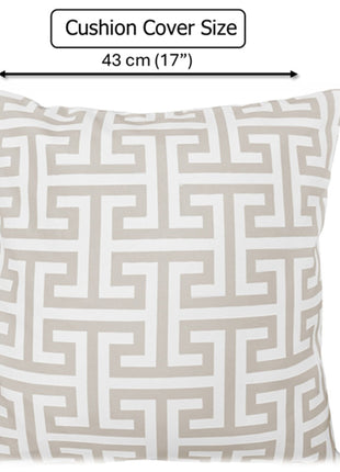 OLIVIA ROCCO Cushion Covers 43x43 cm Waterproof Breathable Outdoor Indoor Use Milano