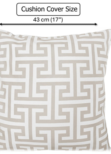 OLIVIA ROCCO Cushion Covers 43x43 cm Waterproof Breathable Outdoor Indoor Use Milano