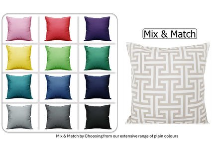OLIVIA ROCCO Cushion Covers 43x43 cm Waterproof Breathable Outdoor Indoor Use Milano