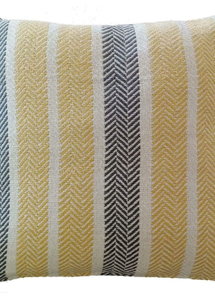 OLIVIA ROCCO Cushion Covers Striped Indian Cotton Indoor Outdoor With Discreet Zipper