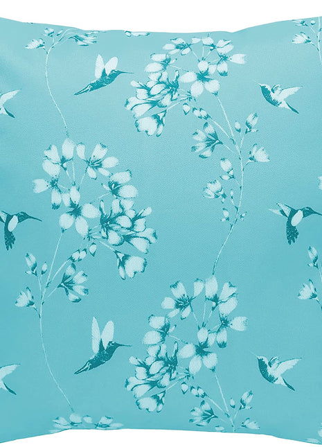 OLIVIA ROCCO Jardin Duckegg Waterproof Outdoor Cushion Covers 17x17 Inches 43x43 CM Water