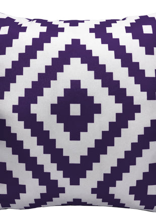 OLIVIA ROCCO Outdoor Scatter Cushion Covers Nairobi Purple 43 X 43 cm Waterproof Weather