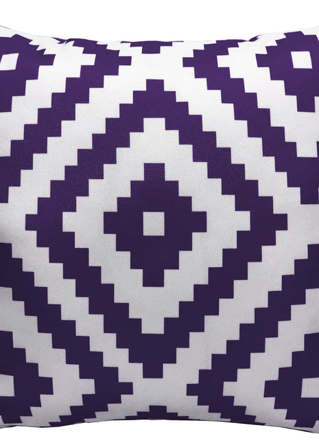 OLIVIA ROCCO Outdoor Scatter Cushion Covers Nairobi Purple 43 X 43 cm Waterproof Weather