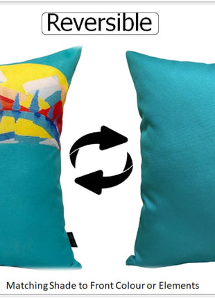 OLIVIA ROCCO Pelican Outdoor Waterproof Weather-Resistant Cushion Covers 43x43 Super Soft Bedroom Refresh Accent