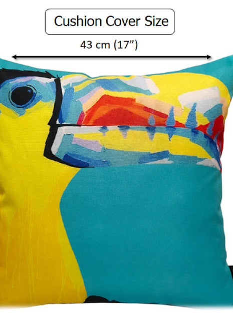 OLIVIA ROCCO Pelican Outdoor Waterproof Weather-Resistant Cushion Covers 43x43 Super Soft Bedroom Refresh Accent