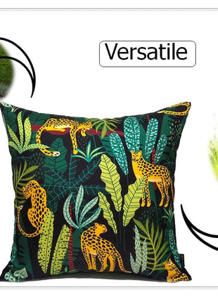 OLIVIA ROCCO Outdoor Cushion Covers 43x43 cm Waterproof And Weather Resistant For Patio