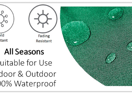 OLIVIA ROCCO Outdoor Cushion Covers 43x43 cm Waterproof And Weather Resistant For Patio