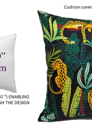 OLIVIA ROCCO Outdoor Cushion Covers 43x43 cm Waterproof And Weather Resistant For Patio
