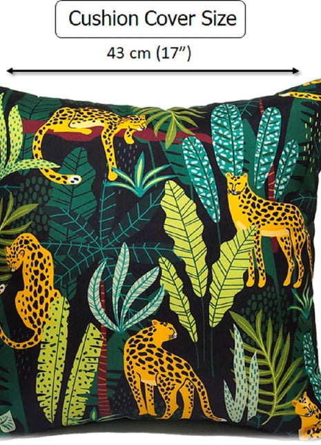 OLIVIA ROCCO Outdoor Cushion Covers 43x43 cm Waterproof And Weather Resistant For Patio