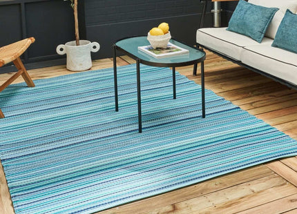 Rainbow Outdoor Rug Blue | 1020