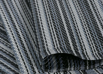Rainbow Outdoor Rug Dark Grey | 1020