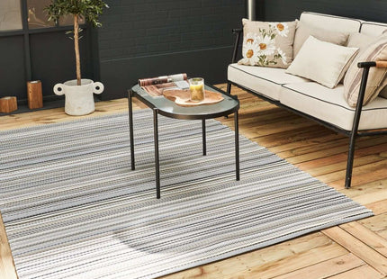 Rainbow Outdoor Rug Grey | 1020